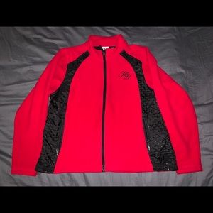 Red Fleece Harley Jacket